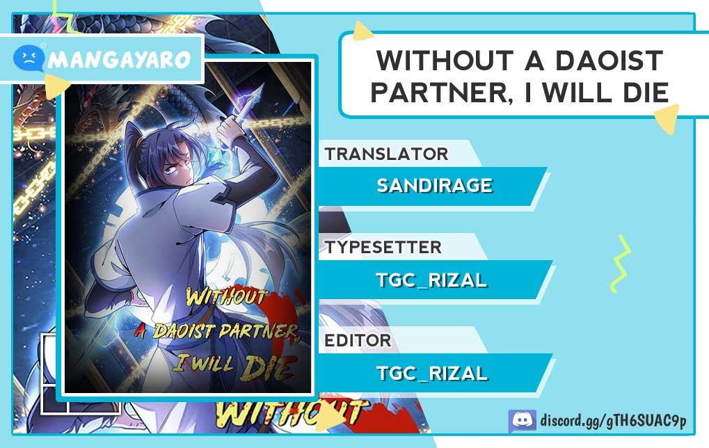 Without a Daoist Partner, I Will Die Chapter 22 Gambar 1