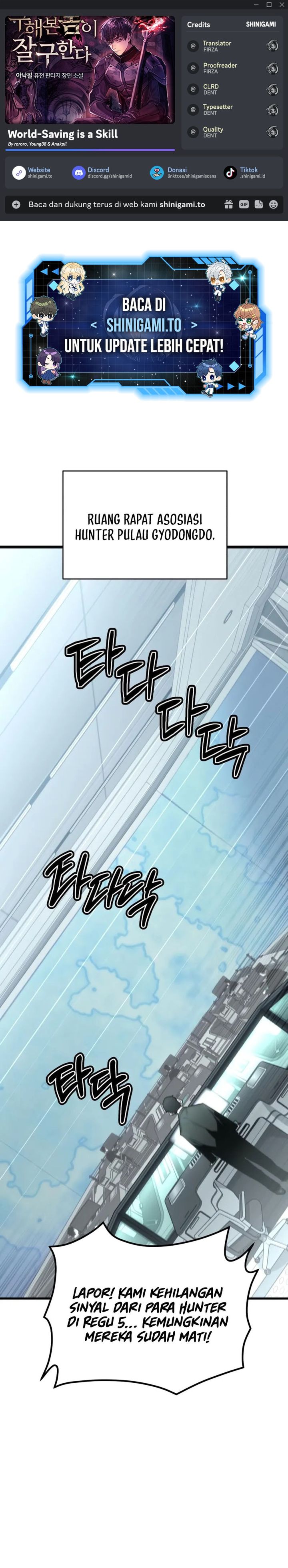 World-Saving Is A Skill Chapter 06 Gambar 1