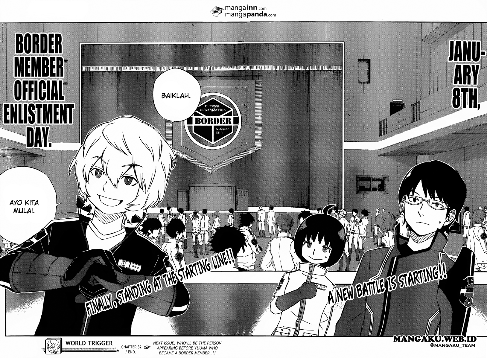 World Trigger Chapter 32-33 Gambar 18