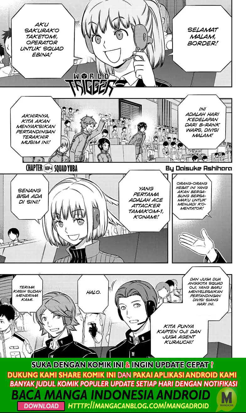 World Trigger Chapter 184 Gambar 1