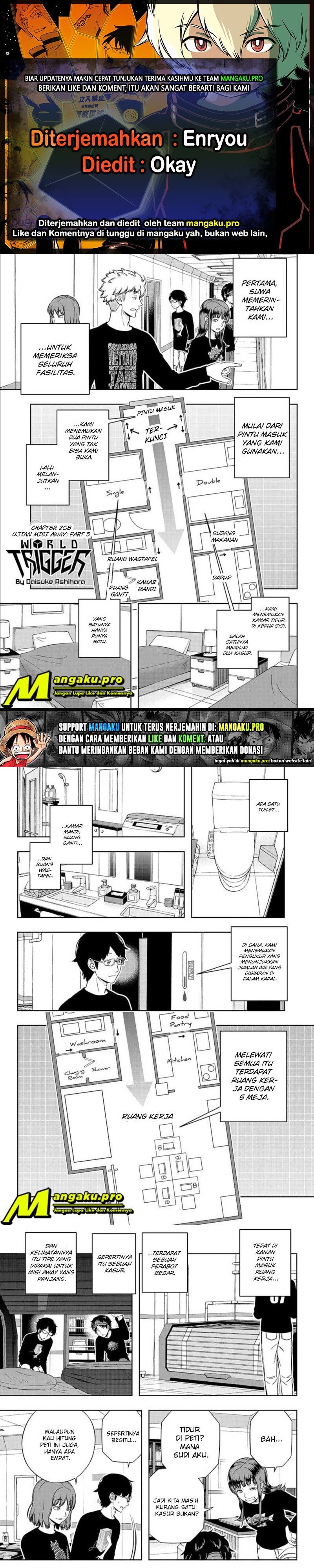 World Trigger Chapter 208 Gambar 1