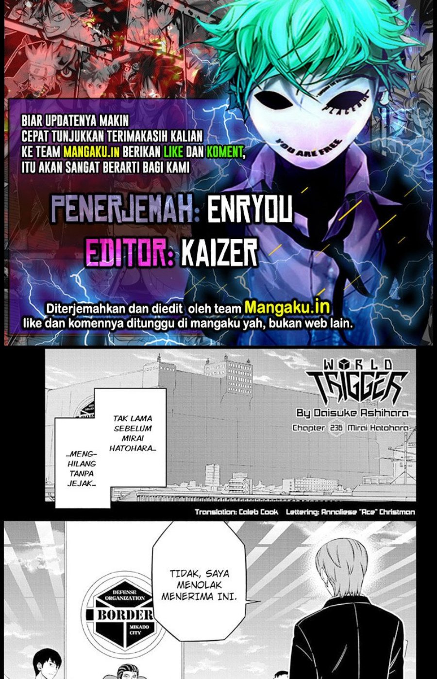 World Trigger Chapter 236 Gambar 1