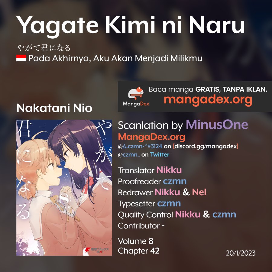 Yagate Kimi ni Naru Chapter 42 Gambar 1