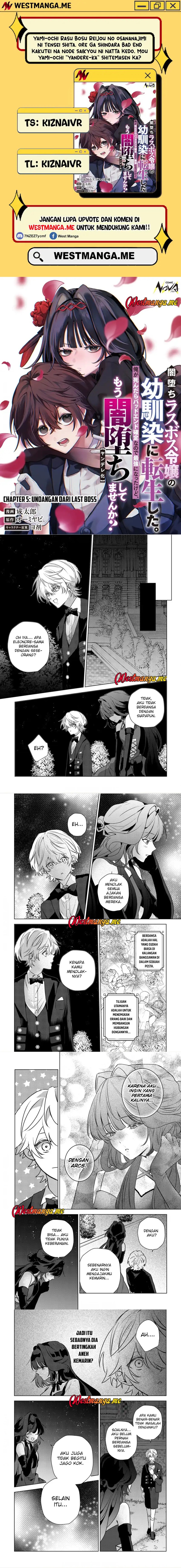 Yami-ochi Rasu Bosu Reijou No Osananajimi Ni Tensei Shita. Ore Ga Shindara Bad End Kakutei Na Node Saikyou Ni Natta Kedo, Mou Yami-ochi “yandere-ka” Shitemasen Ka? Chapter 05 Gambar 1