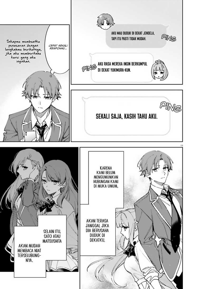Youkoso Jitsuryoku Shijou Shugi no Kyoushitsu e: 2-nensei-hen Chapter 19.7 Gambar 20