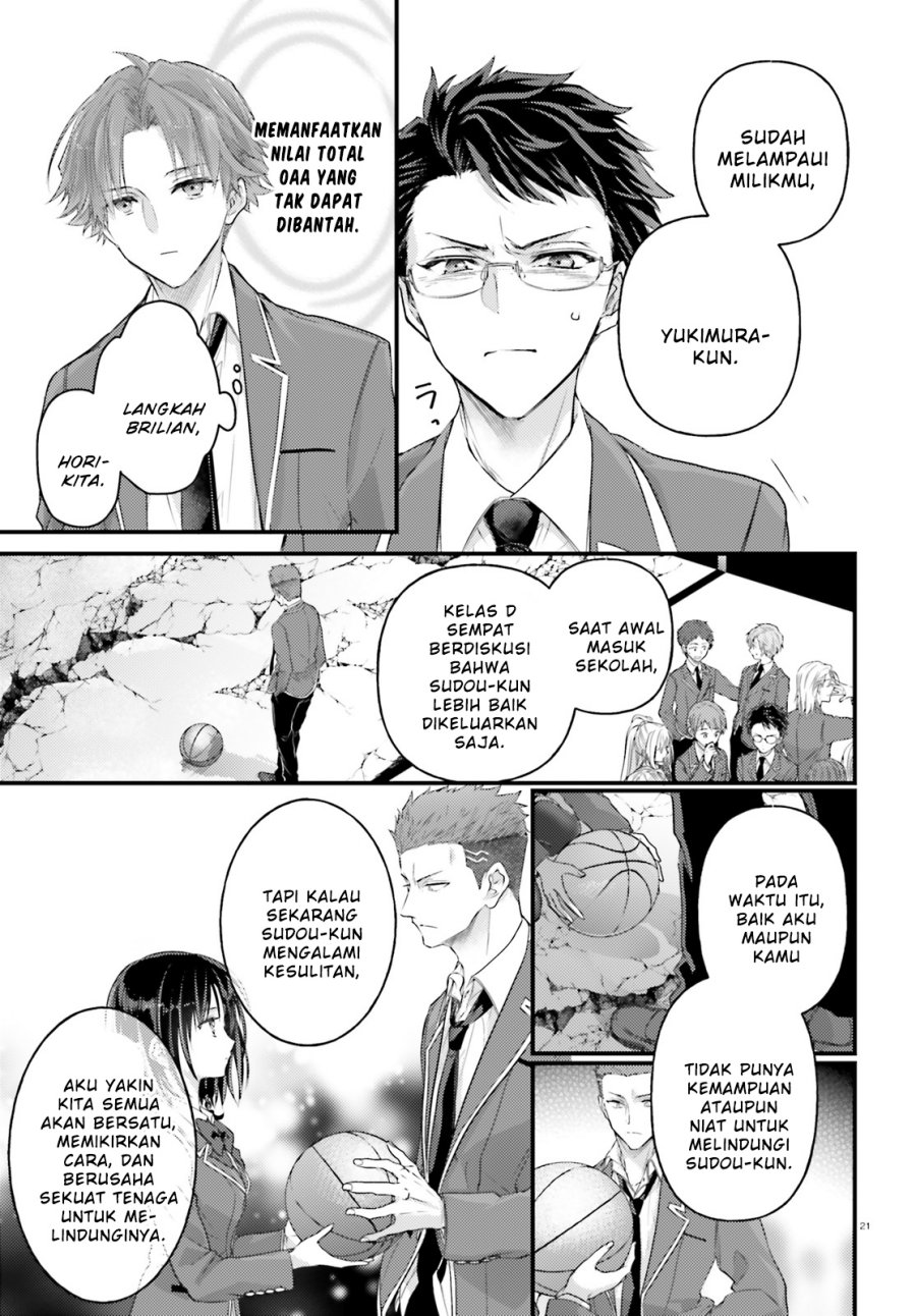 Youkoso Jitsuryoku Shijou Shugi no Kyoushitsu e 2-nensei-hen 2nd Stage Chapter 02 Gambar 18