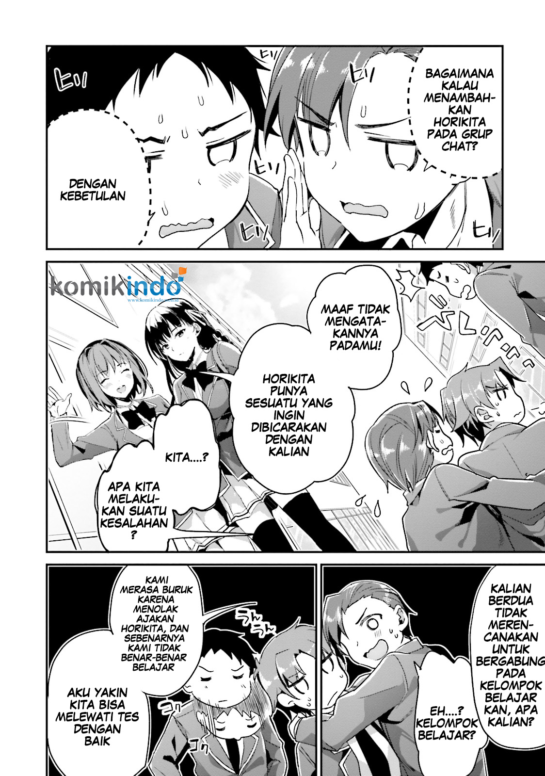 Youkoso Jitsuryoku Shijou Shugi no Kyoushitsu e Chapter 7 Gambar 12