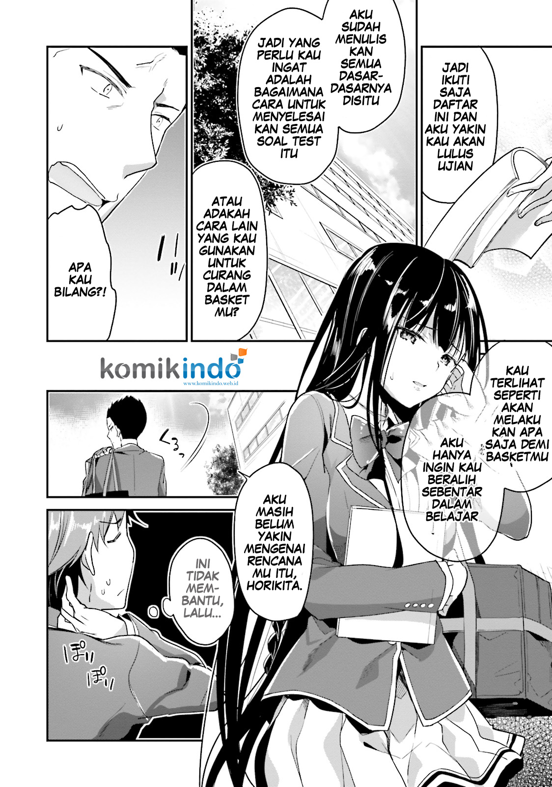 Youkoso Jitsuryoku Shijou Shugi no Kyoushitsu e Chapter 7 Gambar 16