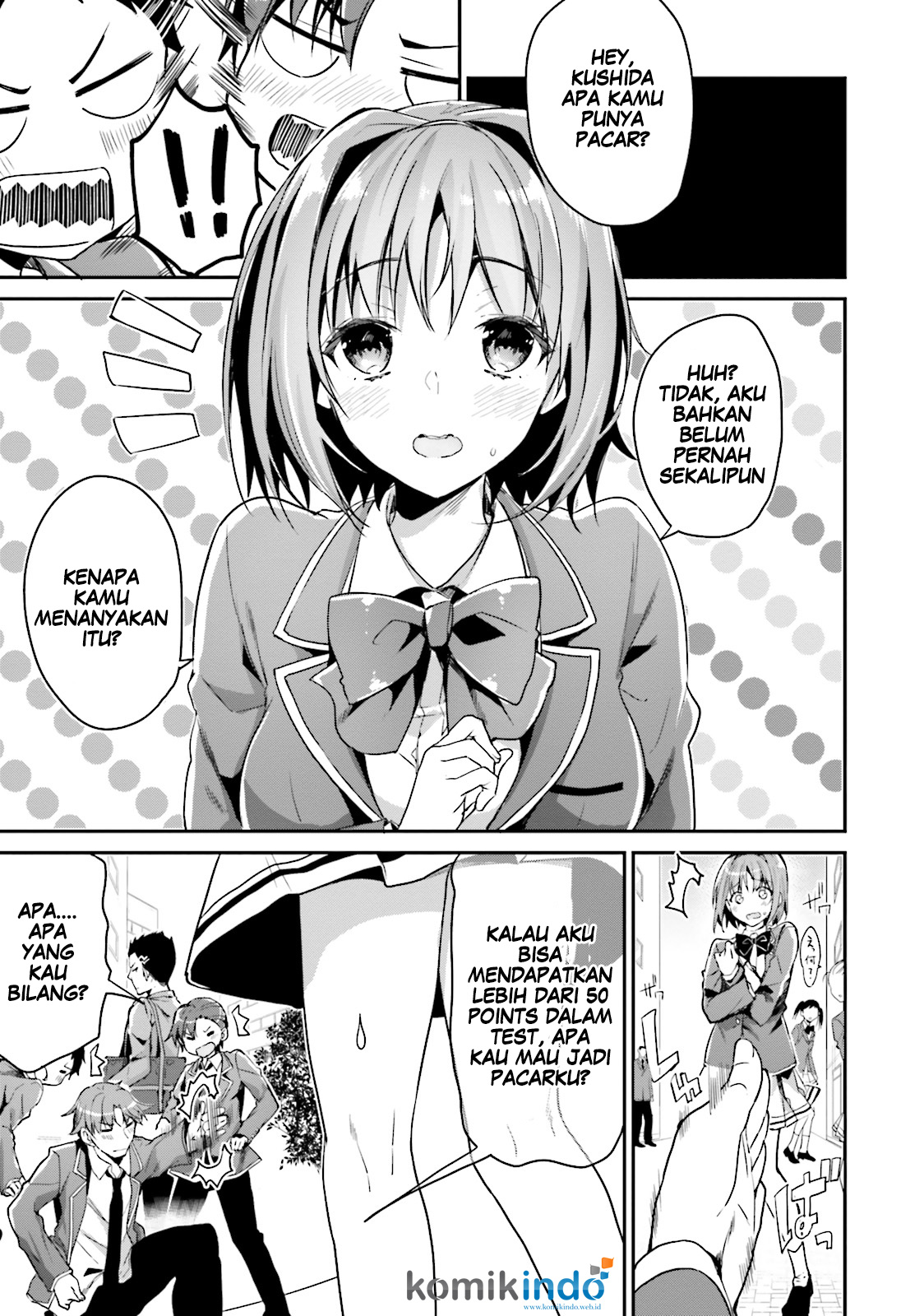 Youkoso Jitsuryoku Shijou Shugi no Kyoushitsu e Chapter 7 Gambar 17