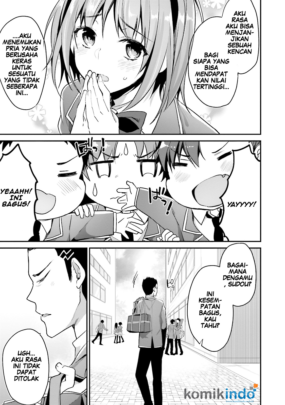 Youkoso Jitsuryoku Shijou Shugi no Kyoushitsu e Chapter 7 Gambar 18