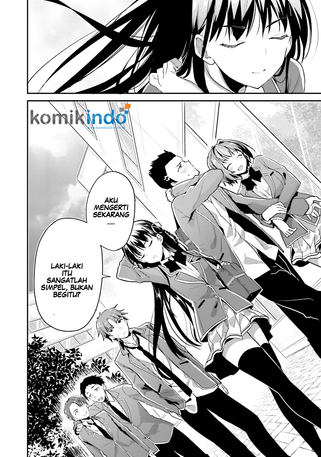 Youkoso Jitsuryoku Shijou Shugi no Kyoushitsu e Chapter 7 Gambar 19