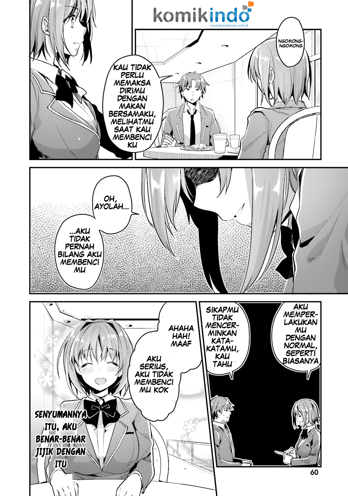 Youkoso Jitsuryoku Shijou Shugi no Kyoushitsu e Chapter 7 Gambar 23