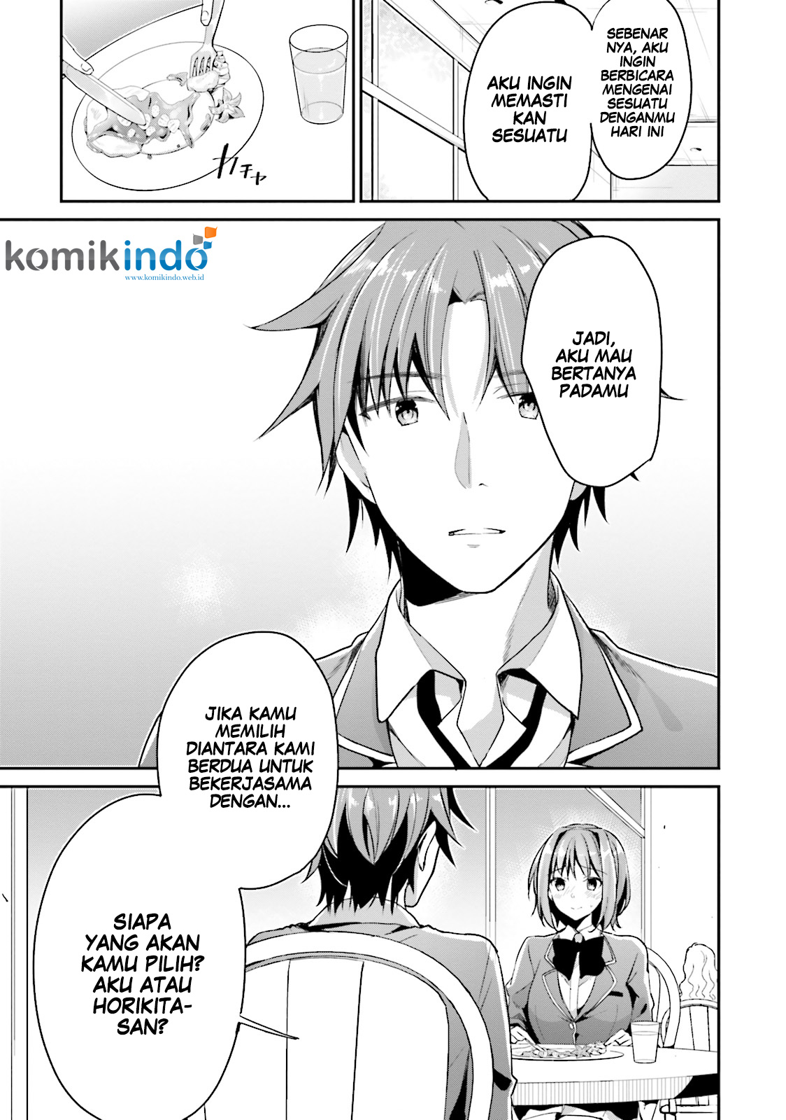 Youkoso Jitsuryoku Shijou Shugi no Kyoushitsu e Chapter 7 Gambar 24