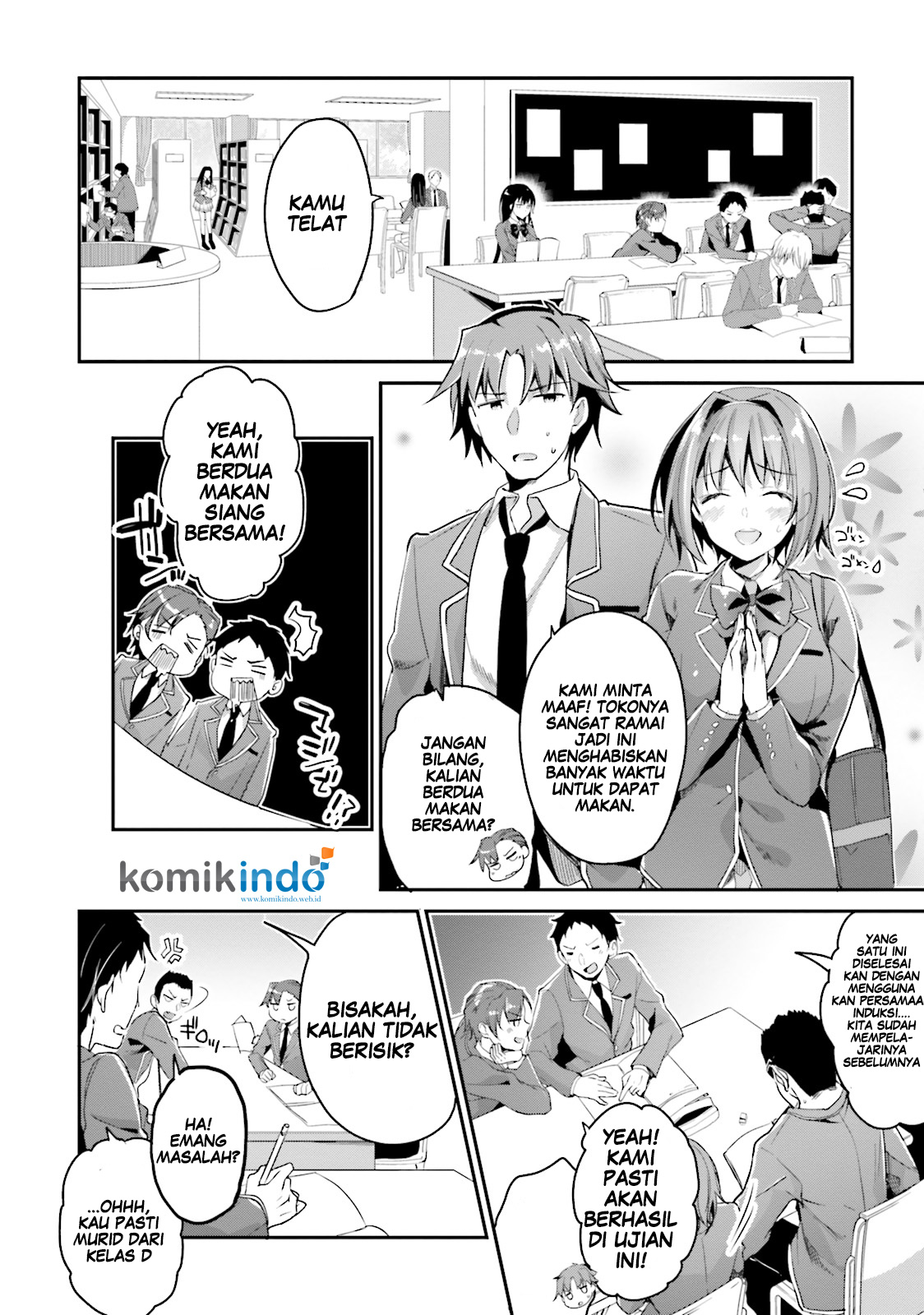 Youkoso Jitsuryoku Shijou Shugi no Kyoushitsu e Chapter 7 Gambar 25