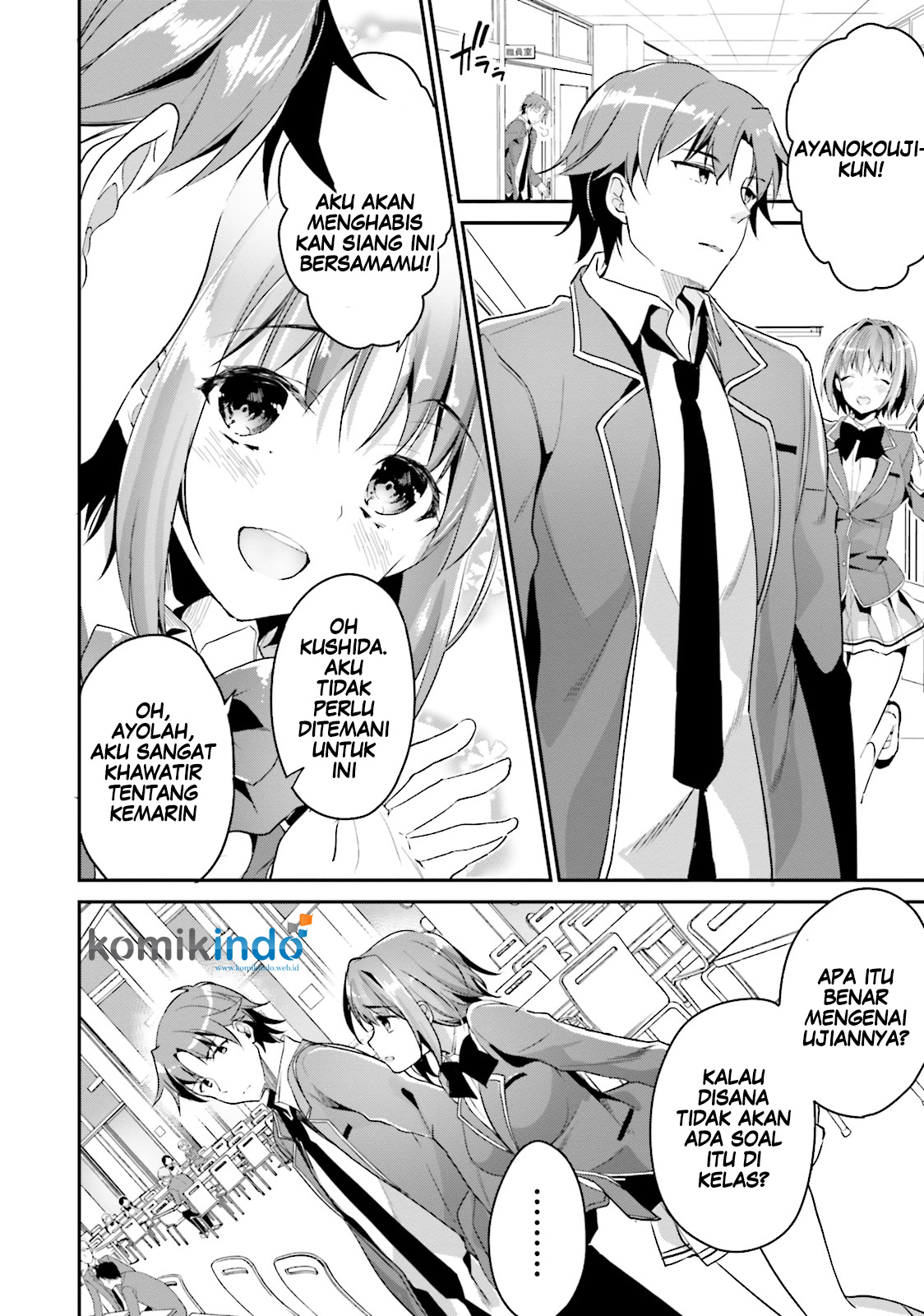 Youkoso Jitsuryoku Shijou Shugi no Kyoushitsu e Chapter 7 Gambar 29