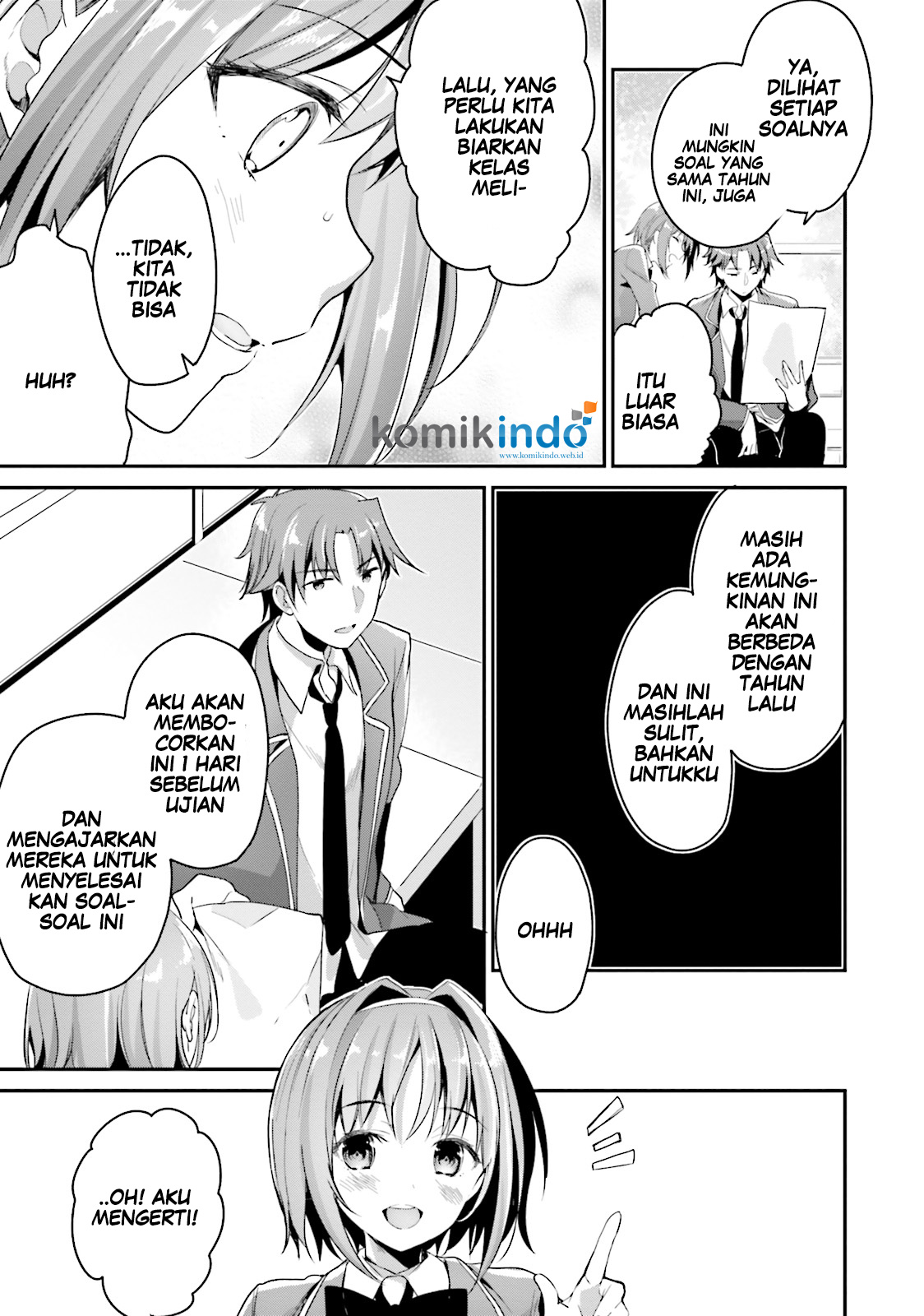Youkoso Jitsuryoku Shijou Shugi no Kyoushitsu e Chapter 7 Gambar 34
