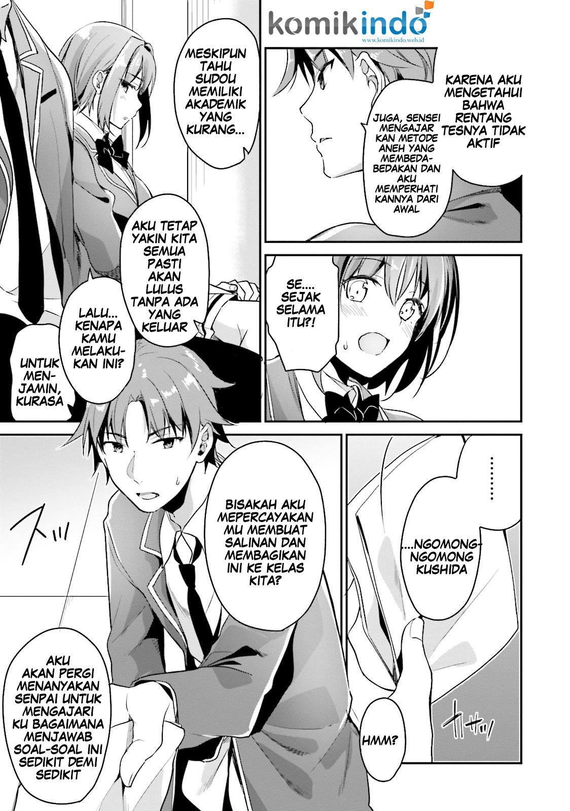 Youkoso Jitsuryoku Shijou Shugi no Kyoushitsu e Chapter 7 Gambar 36