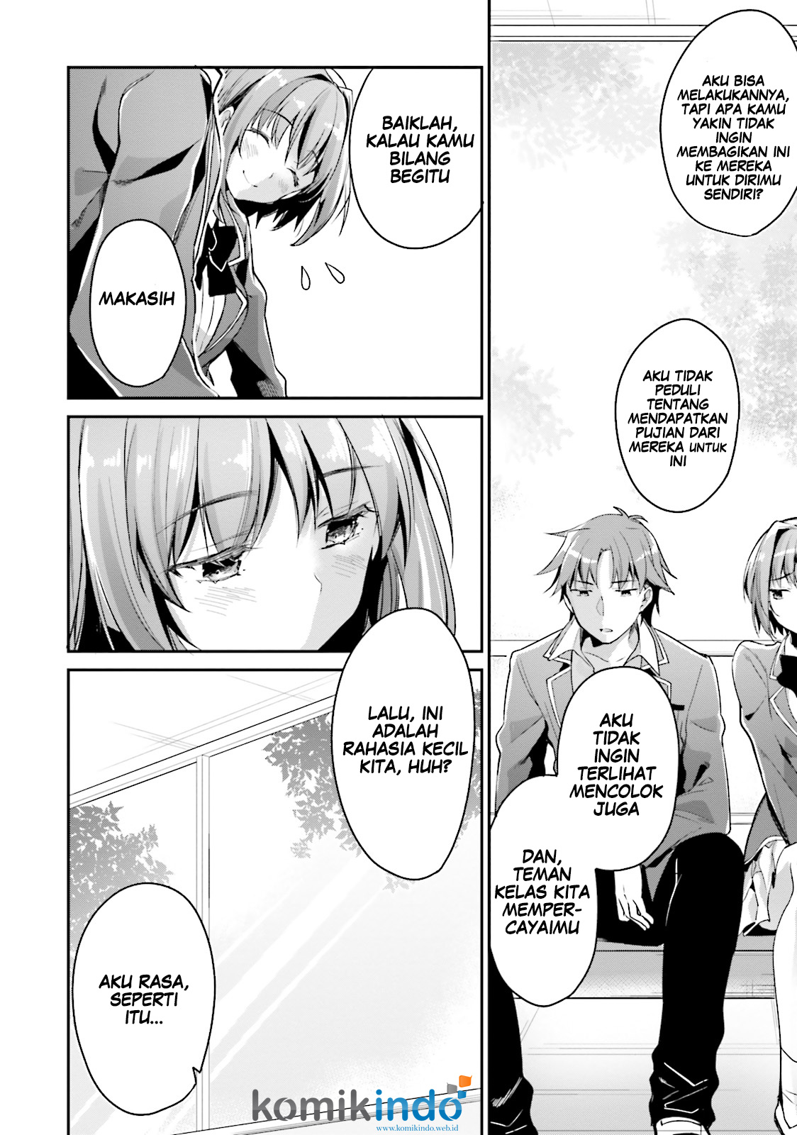 Youkoso Jitsuryoku Shijou Shugi no Kyoushitsu e Chapter 7 Gambar 37