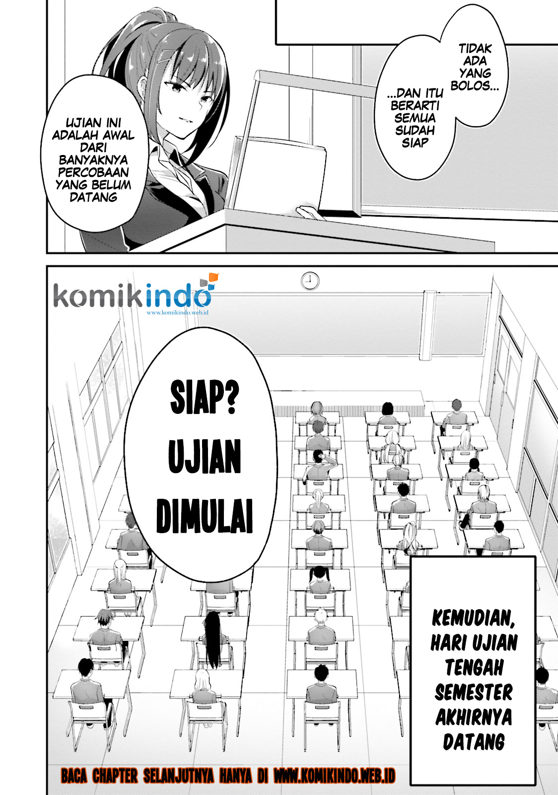 Youkoso Jitsuryoku Shijou Shugi no Kyoushitsu e Chapter 7 Gambar 39