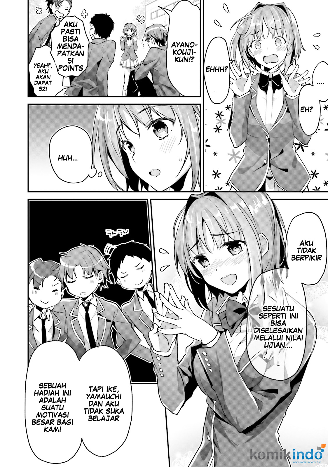 Youkoso Jitsuryoku Shijou Shugi no Kyoushitsu e Chapter 7 Gambar 41