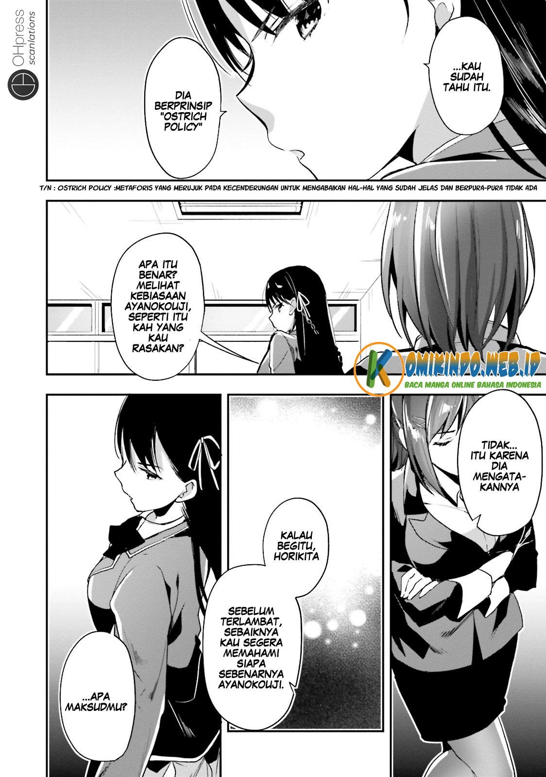 Youkoso Jitsuryoku Shijou Shugi no Kyoushitsu e Chapter 15 Gambar 26