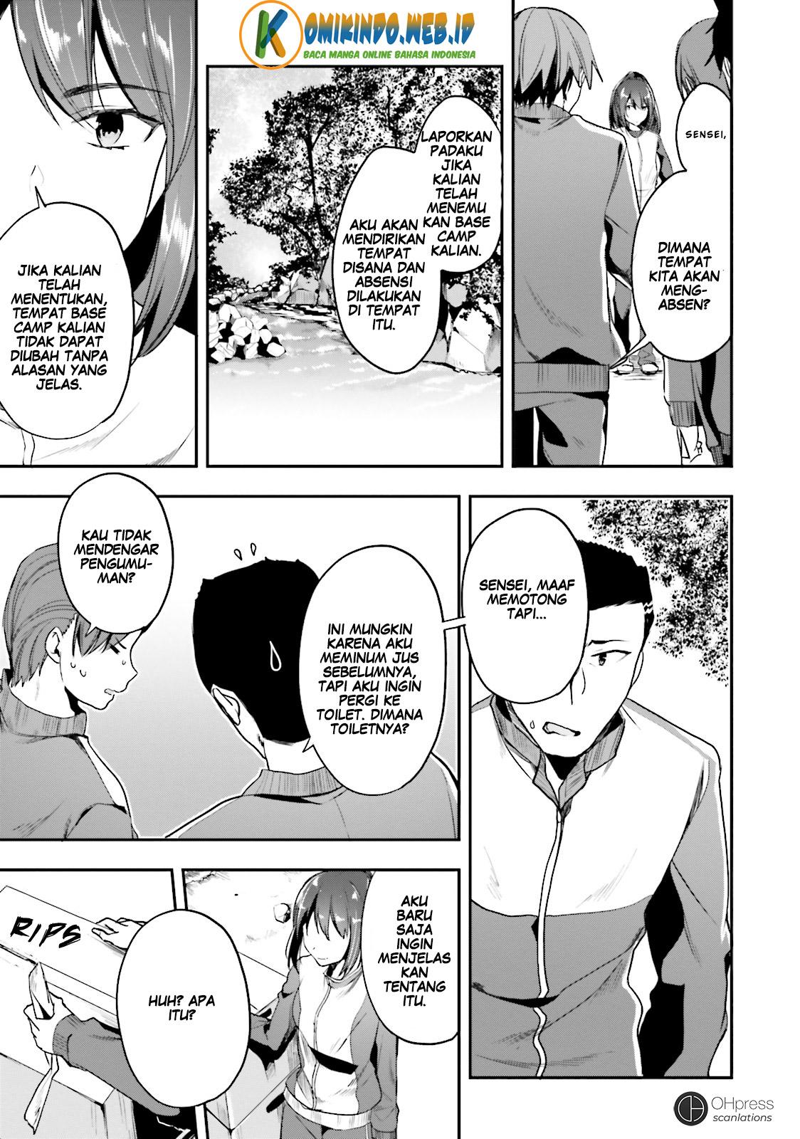 Youkoso Jitsuryoku Shijou Shugi no Kyoushitsu e Chapter 16 Gambar 35