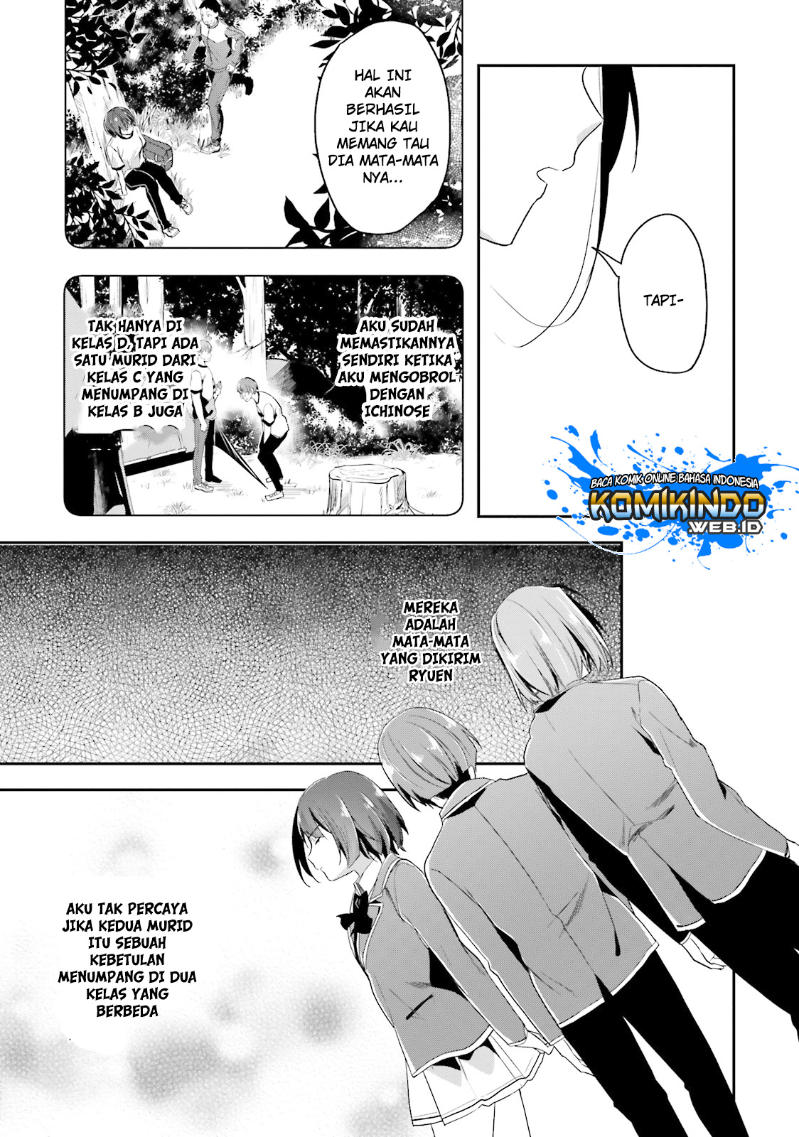 Youkoso Jitsuryoku Shijou Shugi no Kyoushitsu e Chapter 27 Gambar 18