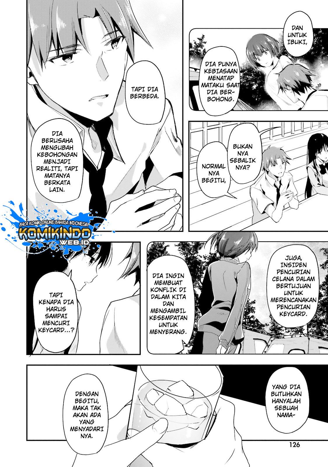 Youkoso Jitsuryoku Shijou Shugi no Kyoushitsu e Chapter 27 Gambar 19