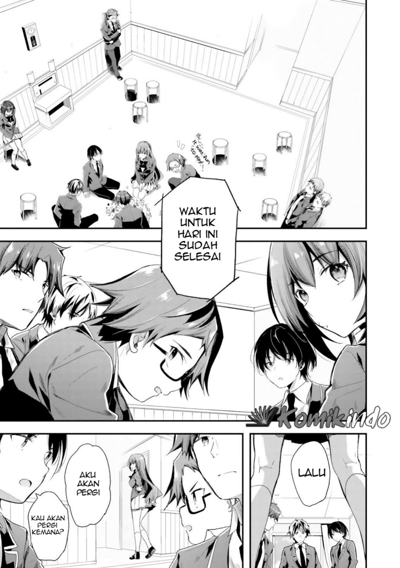 Youkoso Jitsuryoku Shijou Shugi no Kyoushitsu e Chapter 36 Gambar 2