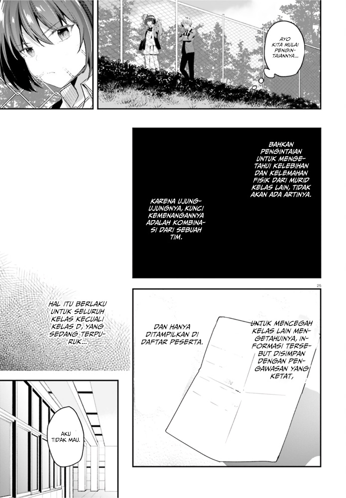 Youkoso Jitsuryoku Shijou Shugi no Kyoushitsu e Chapter 60 Gambar 25
