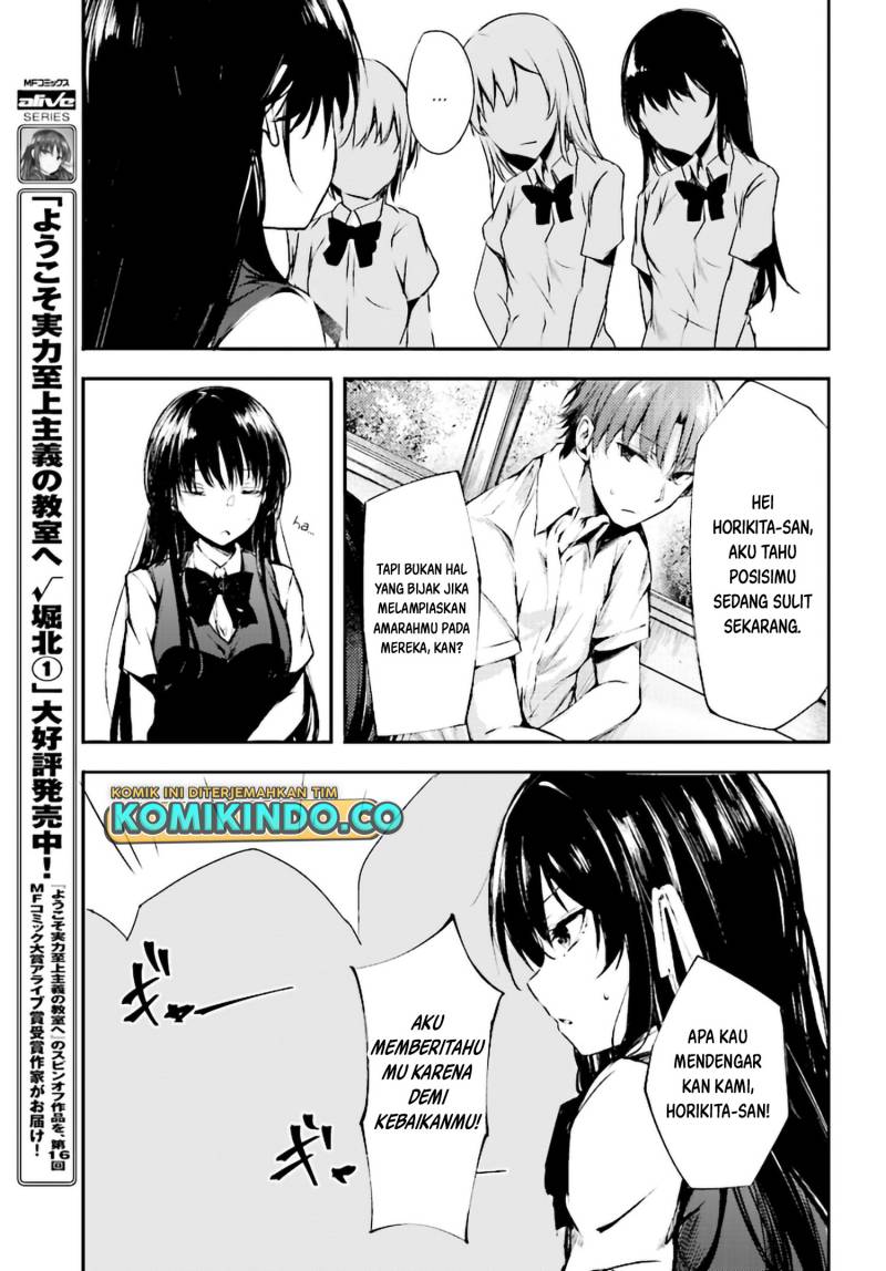 Youkoso Jitsuryoku Shijou Shugi no Kyoushitsu e Horikita Chapter 08 Gambar 12