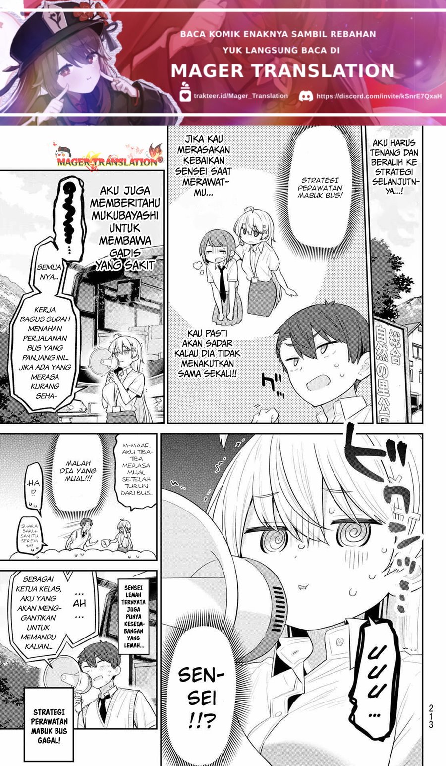 Yowa Yowa Sensei Chapter 16 Gambar 4