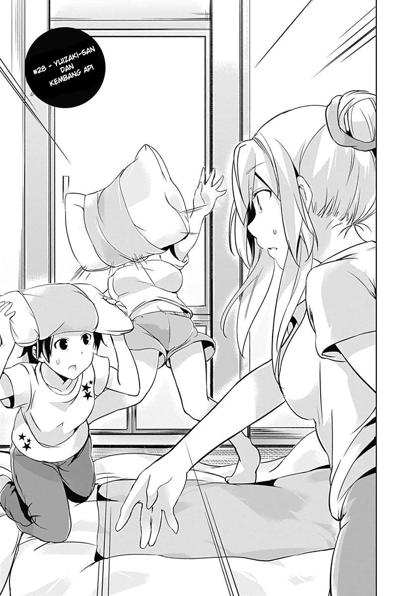 Yuizaki-san wa Nageru! Chapter 28 Gambar 4