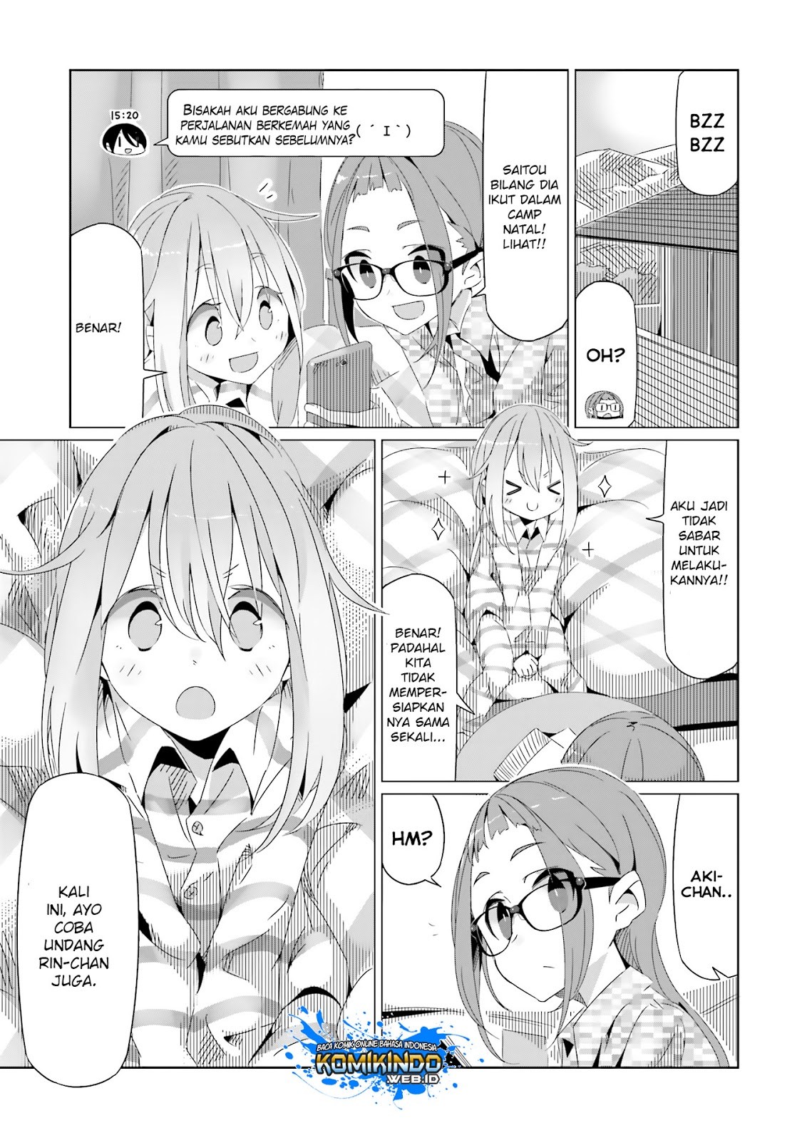 Yuru-Camp Chapter 17 Gambar 13