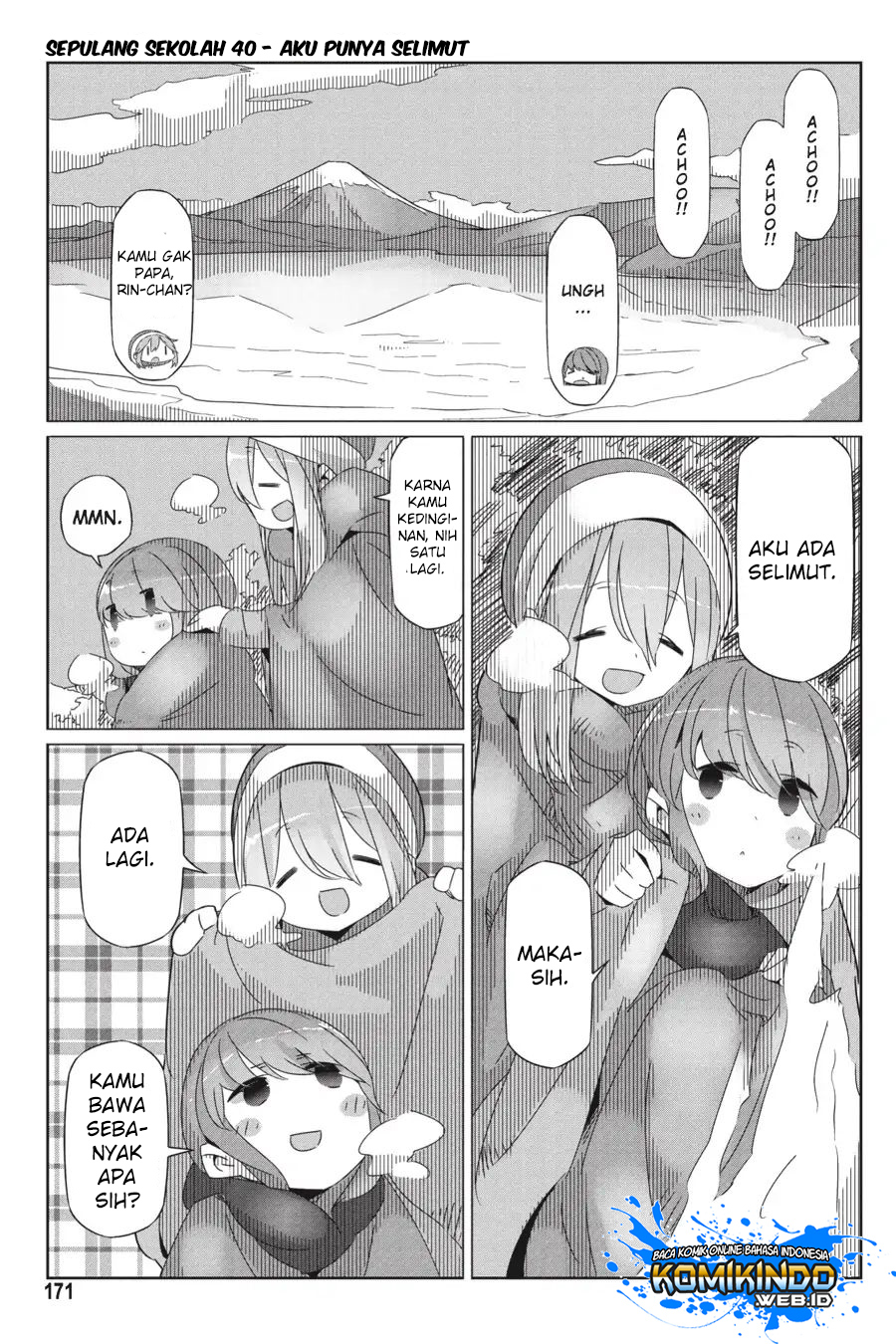 Yuru-Camp Chapter 28.5 Gambar 28