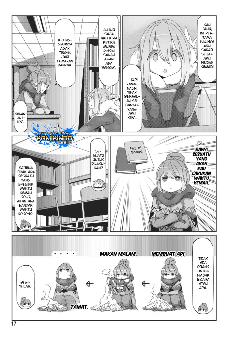Yuru-Camp Chapter 35 Gambar 20
