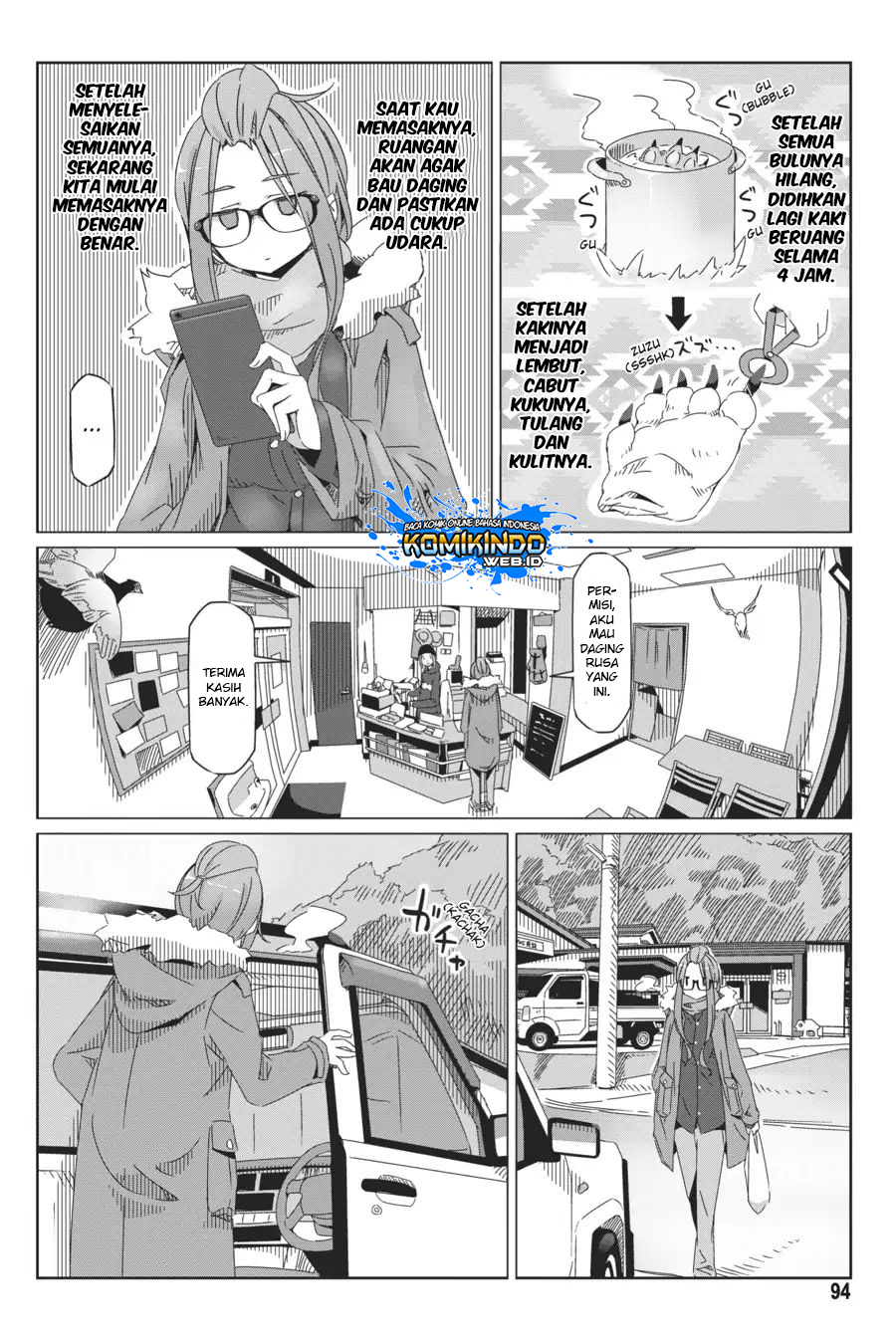 Yuru-Camp Chapter 38 Gambar 16