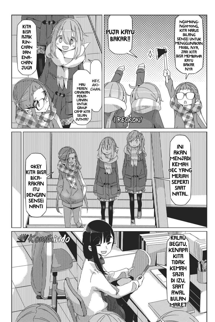 Yuru-Camp Chapter 40 Gambar 8