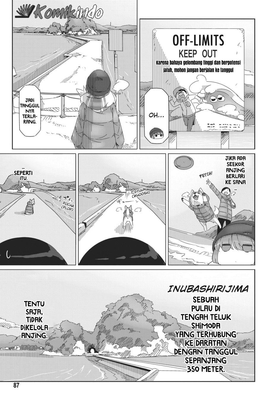 Yuru-Camp Chapter 44 Gambar 8