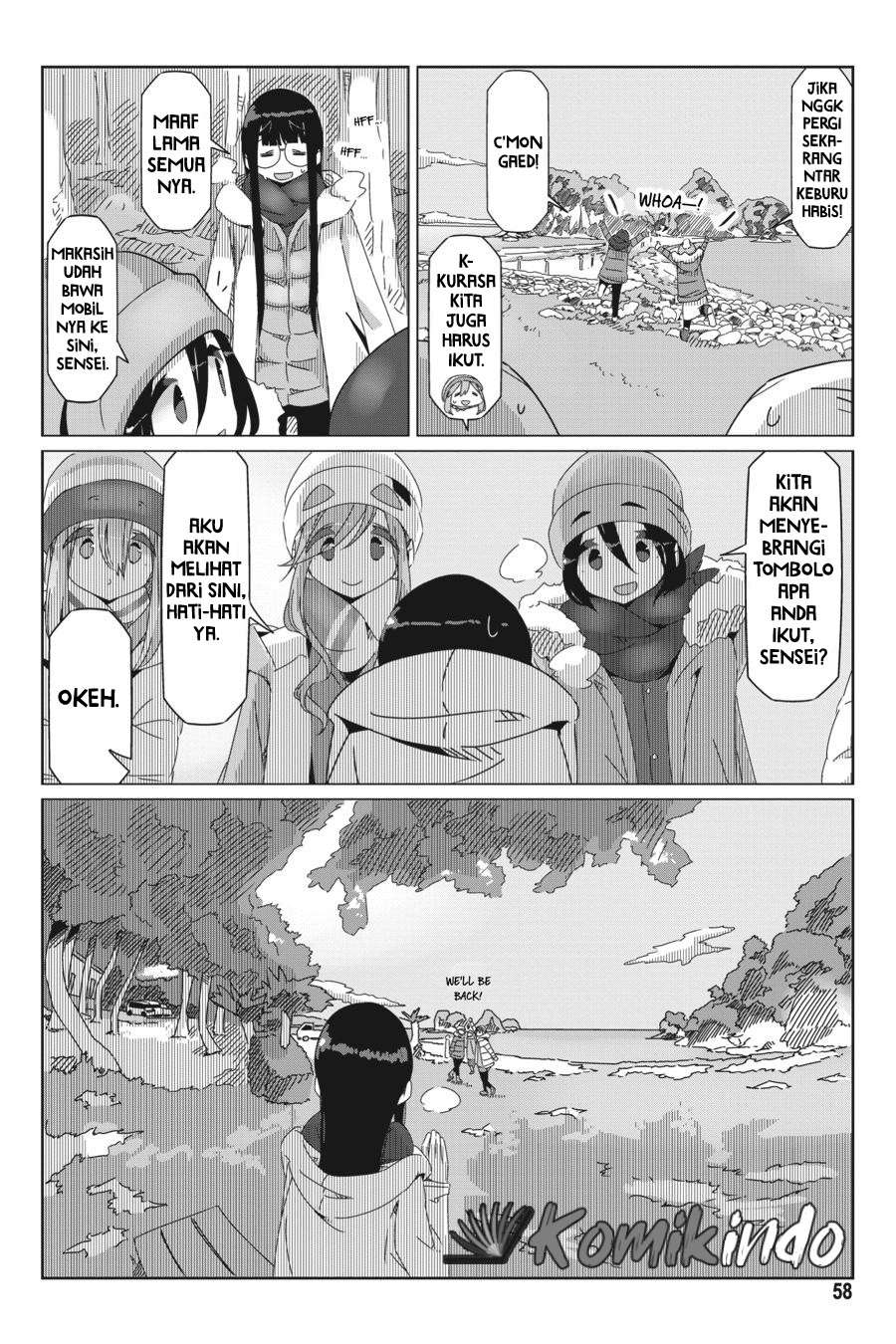Yuru-Camp Chapter 49 Gambar 5
