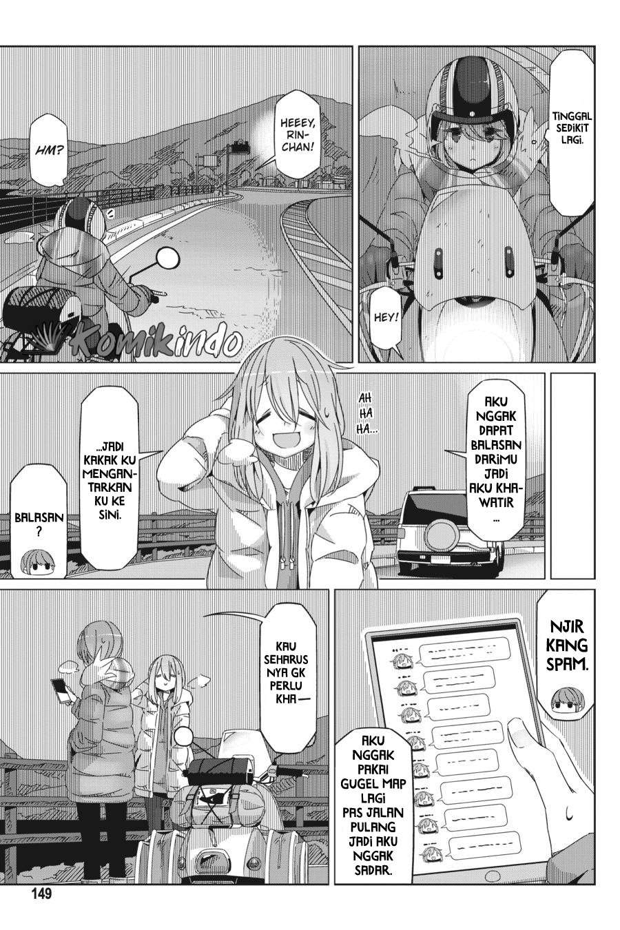 Yuru-Camp Chapter 52 Gambar 19