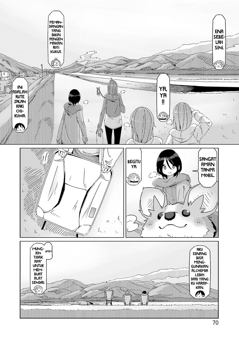 Yuru-Camp Chapter 55 Gambar 17