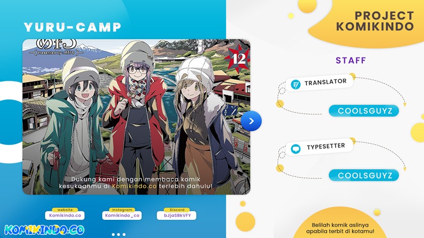 Yuru-Camp Chapter 62 Gambar 1