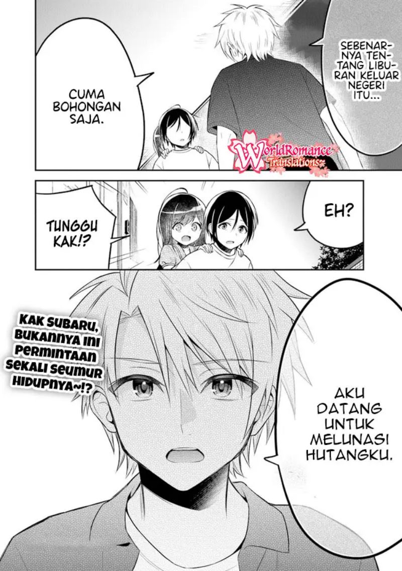 Yuujin ni 500 Yen Kashitara Shakkin no Kata ni Imouto wo Yokoshite Kita Nodakeredo, Ore wa Ittai Dou Sureba Iindarou Chapter 08 Gambar 25