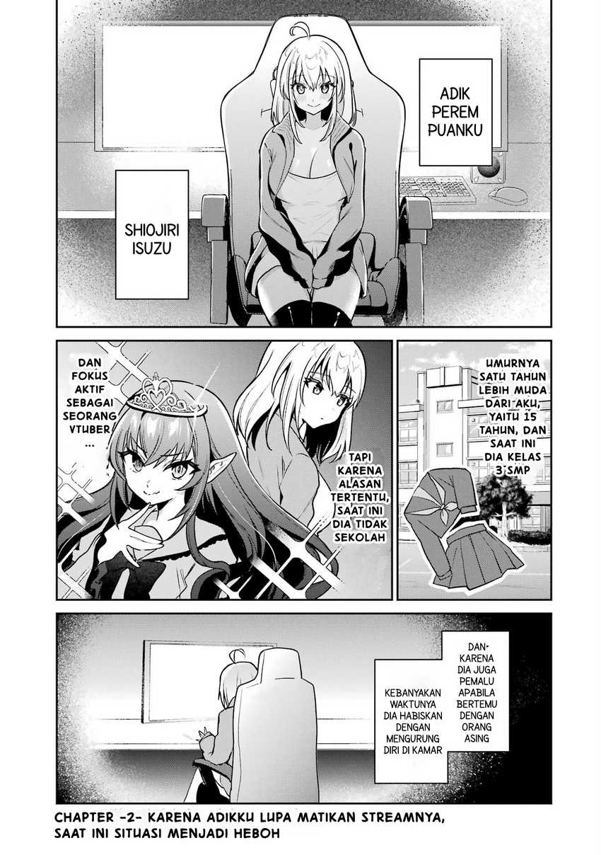 Yuumei VTuber no Ani Dakedo Nazeka Ore ga Yuumei ni Natteita Chapter 01.5 Gambar 2