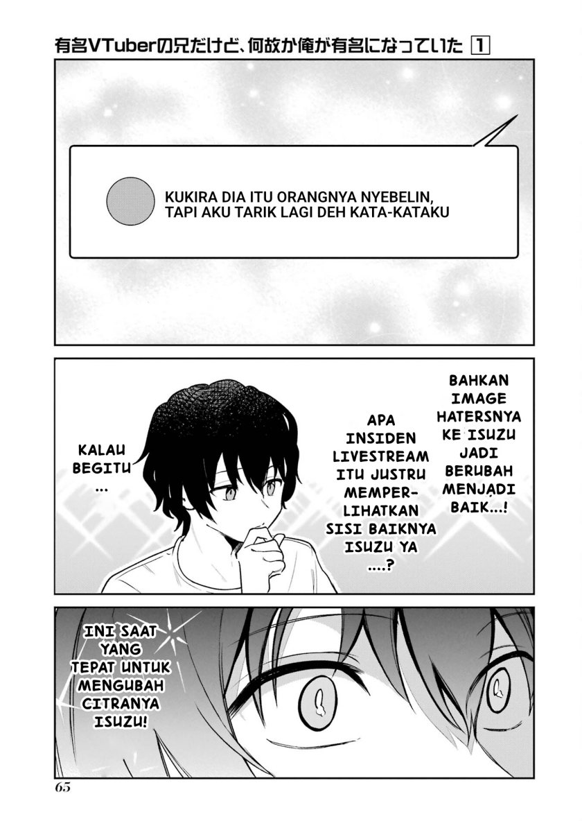 Yuumei VTuber no Ani Dakedo Nazeka Ore ga Yuumei ni Natteita Chapter 03 Gambar 14