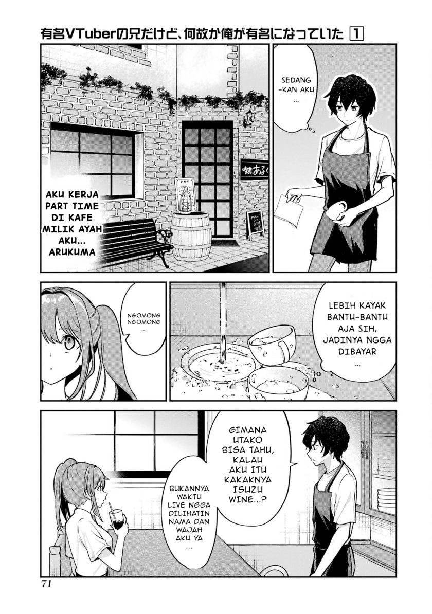 Yuumei VTuber no Ani Dakedo Nazeka Ore ga Yuumei ni Natteita Chapter 03 Gambar 20