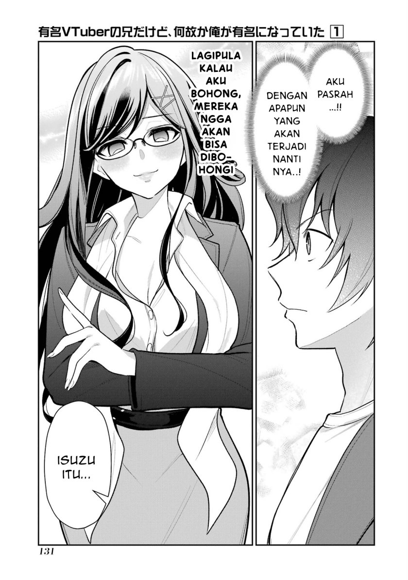 Yuumei VTuber no Ani Dakedo Nazeka Ore ga Yuumei ni Natteita Chapter 06 Gambar 4