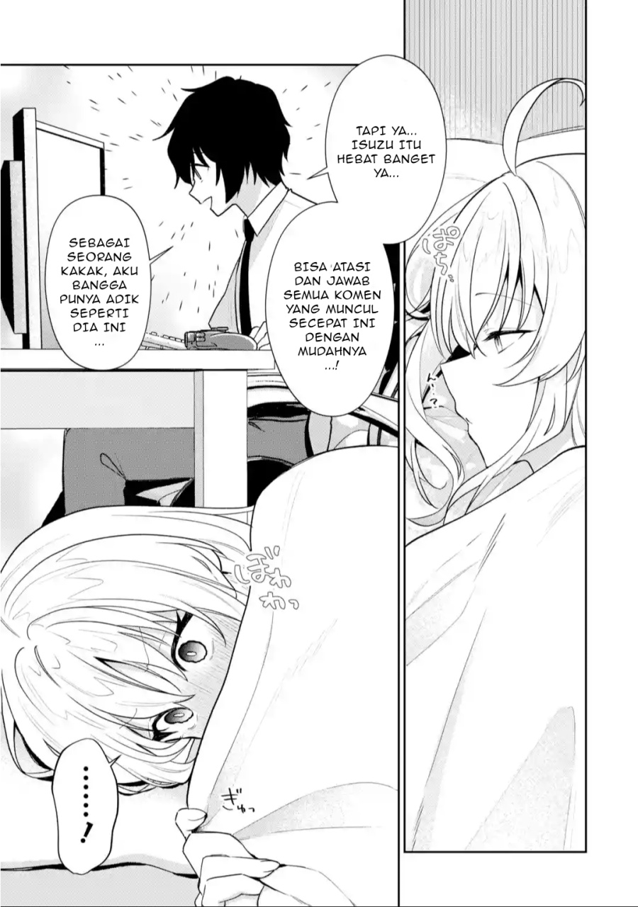 Yuumei VTuber no Ani Dakedo Nazeka Ore ga Yuumei ni Natteita Chapter 12.1 Gambar 6