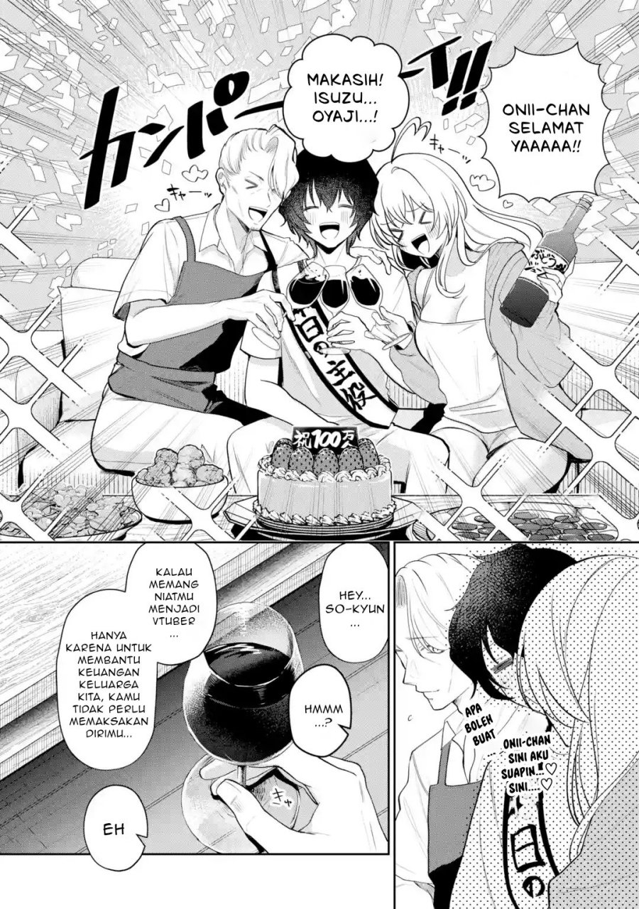 Yuumei VTuber no Ani Dakedo Nazeka Ore ga Yuumei ni Natteita Chapter 17.2 Gambar 3